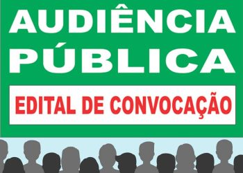 EDITAL PARA AUDIÊNCIA PÚBLICA