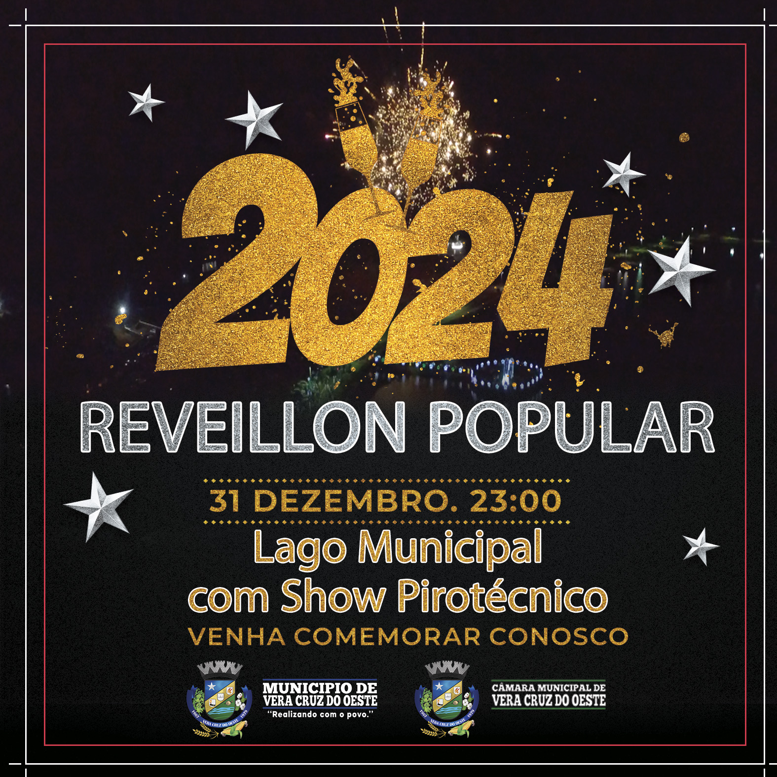 Réveillon Popular no Lago Municipal