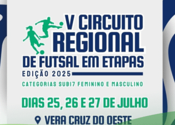 V CIRCUITO REGIONAL DE FUTSAL EM ETAPAS – 2025