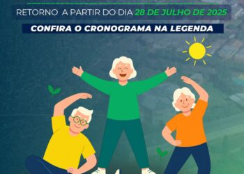 Projeto Saúde em Movimento está de volta a partir do dia 28/07/2025