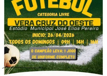 Vem aí o Campeonato Municipal de Futebol – Categoria Livre!