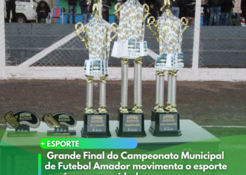 O domingo (21) foi marcado por emoção, espírito esportivo e grandes disputas na grande final do Campeonato Municipal de Futebol Amador.