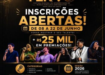 ✨ ESTÃO ABERTAS AS INSCRIÇÕES PARA O XXXVIII FERVO 2026!