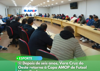 Vera Cruz do Oeste está de volta à Copa AMOP de Futsal Masculino