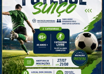  Vem aí o Campeonato Municipal de Futebol Suíço de Vera Cruz do Oeste