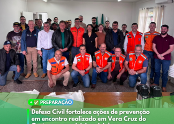 COMPDEC de Vera Cruz do Oeste sedia reunião regional da Defesa Civil